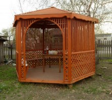 Беседка садовая из дерева 1095