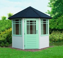 Застекленная беседка (закрытого типа) 0389