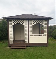 Беседка садовая деревянная 1037