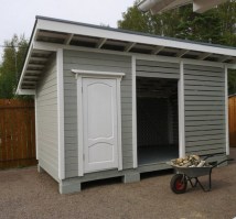 Дровник для дачи 0059