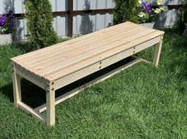 Лавка из дерева 0077