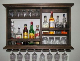 Мини-бар из дерева под заказ 0004