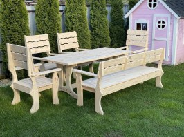 Комплект мебели садовой из дерева 0057