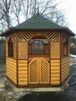 Беседка садовая из дерева 0660