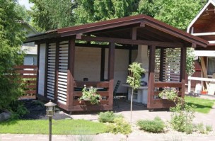 Беседка садовая из дерева 1061