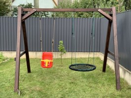 Деревянные качели 0134