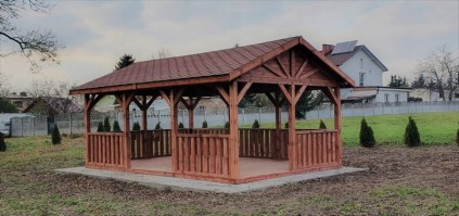 Беседка садовая деревянная 0761