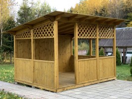 Деревянная беседка 1226