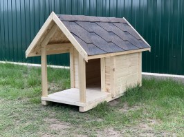 Будка деревянная для собаки 0021