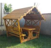 Беседка садовая деревянная 0665