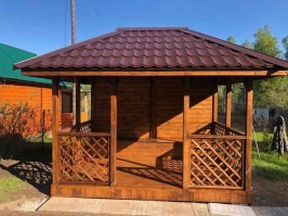 Беседка деревянная 1006