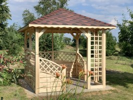 Беседка деревянная садовая 0712