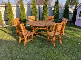Комплект садовой мебели из дерева 0051