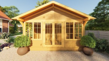 Деревянная садовая беседка 1101