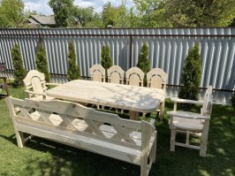 Комплект мебели из массива сосны под старину 0016