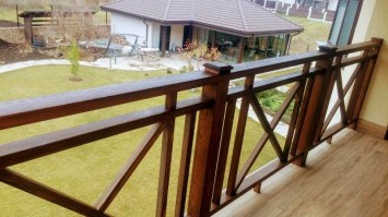 Ограждение балкона (лиственница) 0005