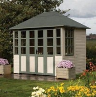 Беседка застекленная прямоугольная 0931