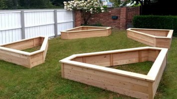 Деревянные грядки 0020