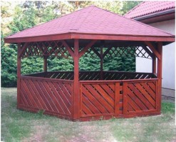Беседка садовая (деревянная) 0526