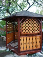 Беседка садовая из дерева 0970