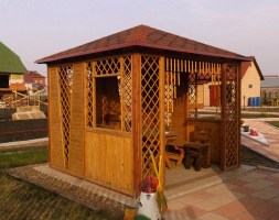 Беседка садовая из дерева 1217