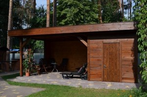 Беседка с хозблоком 1087