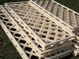 Решетка (пергола,шпалера) деревянная 0044