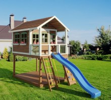 Домик деревянный игровой для детей 0034