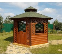 Беседка садовая из дерева 0323