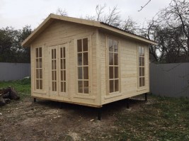 Беседка  застекленная 0644