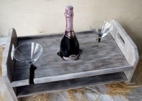 Винный столик (дуб) 0017