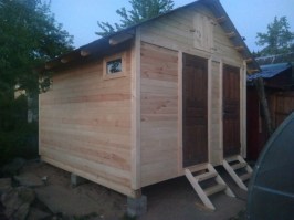 Деревянная бытовка 0053