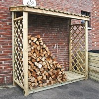 Дровник для дачи 0065