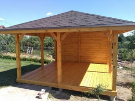 Беседка деревянная садовая 0303