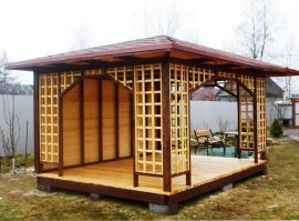 Прямоугольная беседка 0773
