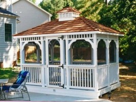 Беседка деревянная садовая 0592