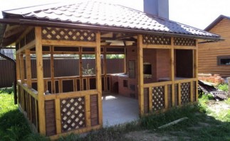 Беседка прямоугольная 0801