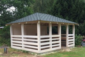 Беседка садовая из дерева 0759