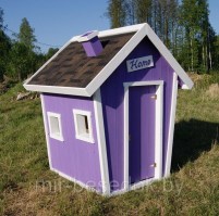 Домик деревянный игровой для детей 0012
