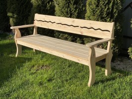 Скамейка садовая деревянная 0089