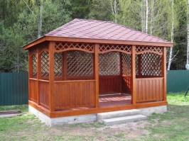 Беседка прямоугольная 0302