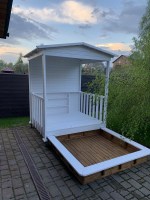 Игровой домик с песочницей 0180