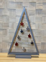 Елка-рамка из дерева декоративная 0038