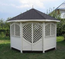 Беседка садовая деревянная 0276