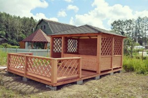 Беседка из дерева под заказ 0760