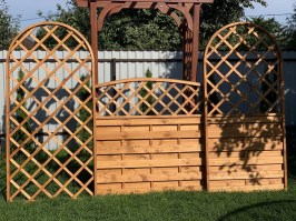 Комплект из 3-х элементов (решетки для декорирования сада,решетки для беседки) 0069