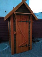 Туалет деревянный для дачи 0034