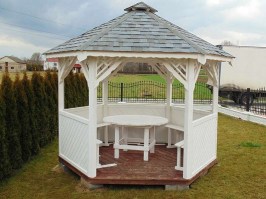 Беседка садовая деревянная 0285