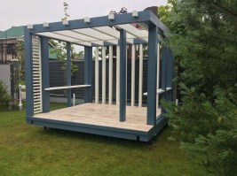 Беседка  деревянная 0600