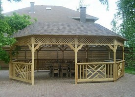 Беседка деревянная садовая 1005